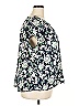 Lane Bryant Floral Blue Short Sleeve Blouse Size 22 - 24 Plus - photo 4