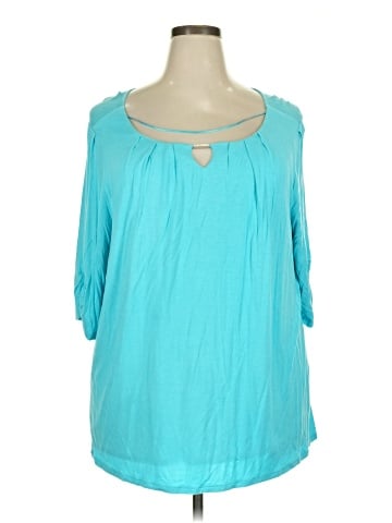 Larry Levine 3/4 Sleeve Blouse (view 1)
