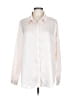 Boohoo 100% Polyester Color Block Ivory Long Sleeve Blouse Size 12 - photo 1