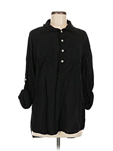 Ever 3/4 Sleeve Button-Down Shirt (view 1)