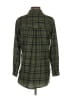 SELF E Plaid Green Long Sleeve Blouse Size XS - photo 2