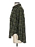 SELF E Plaid Green Long Sleeve Blouse Size XS - photo 5