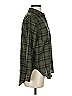 SELF E Plaid Green Long Sleeve Blouse Size XS - photo 4