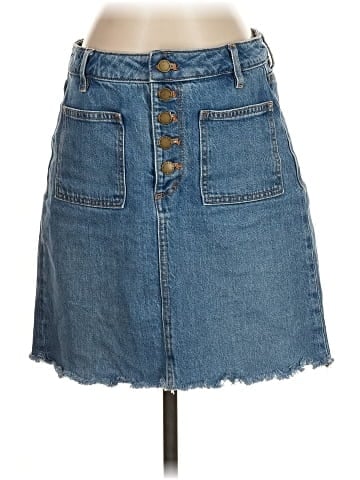 Ann Taylor Denim Skirt (view 1)