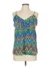 Dina Be 100% Polyester Teal Sleeveless Top Size M - photo 1