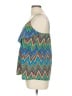 Dina Be 100% Polyester Teal Sleeveless Top Size M - photo 5