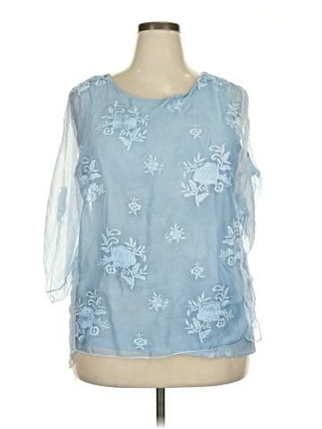 Simply Couture 3/4 Sleeve Blouse (view 1)