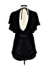 BCBGirls 100% Viscose Black Short Sleeve Top Size L - photo 2