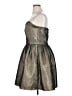 Charlotte Russe Metallic Silver Cocktail Dress Size XL - photo 5