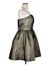 Charlotte Russe Metallic Silver Cocktail Dress Size XL - photo 4