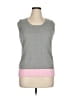 IMAN Gray Sweater Vest Size 1X - photo 1