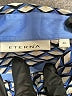 Eterna Houndstooth Blue Long Sleeve Blouse Size EU 40 / US 10 - photo 7
