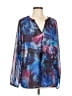 Torrid Blue Long Sleeve Blouse Size Lg Plus (0) - photo 1