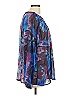 Torrid Blue Long Sleeve Blouse Size Lg Plus (0) - photo 4