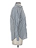 J.Crew 100% Cotton Chevron-herringbone Gray Long Sleeve Button-Down Shirt Size 0 - photo 4