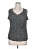 JM Studio 100% Polyester Gray Sleeveless Top Size 1X - photo 1