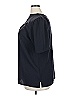 Lands' End 100% Polyester Black Blue 3/4 Sleeve Blouse Size 18 - photo 5