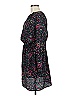 Aqua 100% Polyester Print Black Casual Dress Size M - photo 5