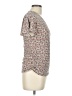 Max Studio Gray Short Sleeve Blouse Size L - photo 4