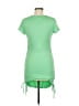 Unbranded Solid Green Casual Dress Size M - photo 2