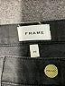 FRAME Chevron-herringbone Stripes Black Jeans Size 26 waist - photo 7