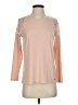 Ivanka Trump Solid Pink Tan Long Sleeve Top Size S - photo 1