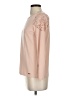 Ivanka Trump Solid Pink Tan Long Sleeve Top Size S - photo 5