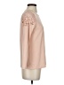 Ivanka Trump Solid Pink Tan Long Sleeve Top Size S - photo 4