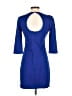 Nicole Miller Solid Blue Cocktail Dress Size 2 - photo 2