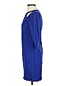 Nicole Miller Solid Blue Cocktail Dress Size 2 - photo 5