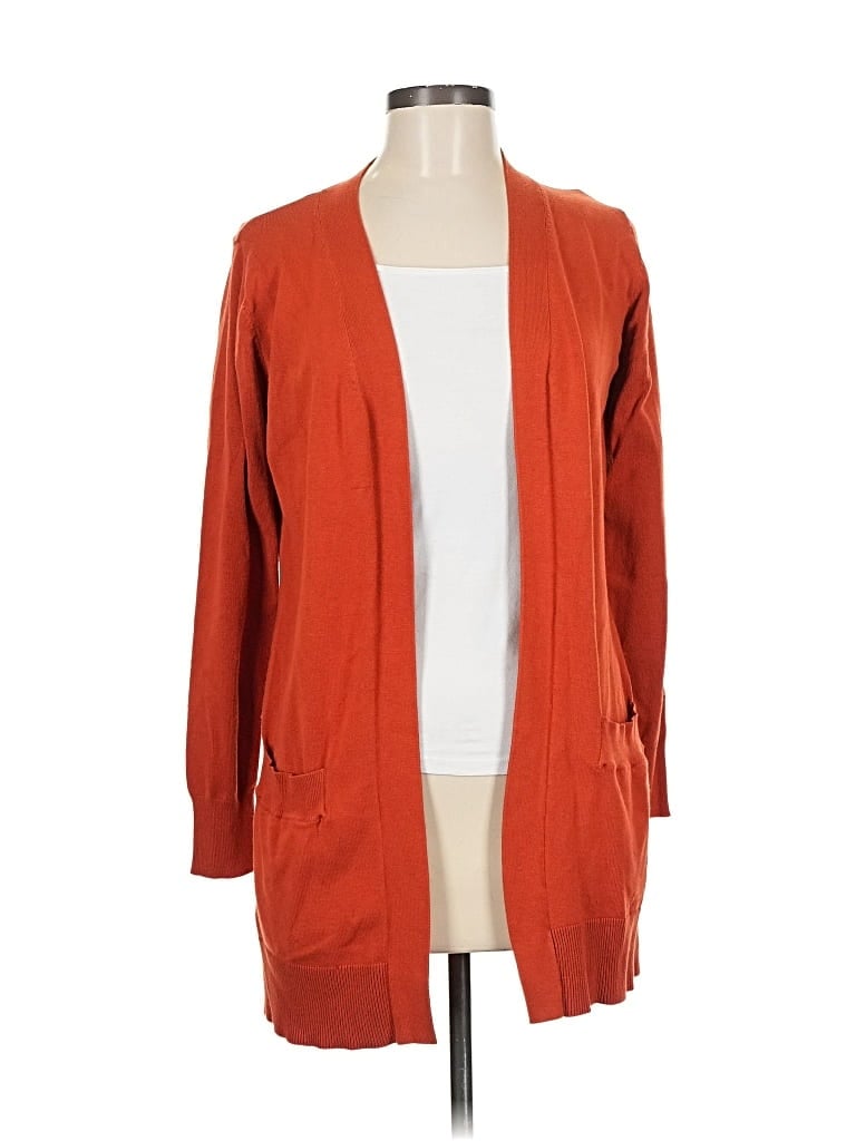 Pre-owned Cielo Cardigan Sweater In Orange