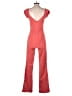 Privacy Please Solid Red Jumpsuit Size S - photo 2