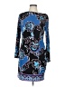 Evan Picone Print Blue Casual Dress Size 10 - photo 1