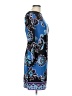 Evan Picone Print Blue Casual Dress Size 10 - photo 4