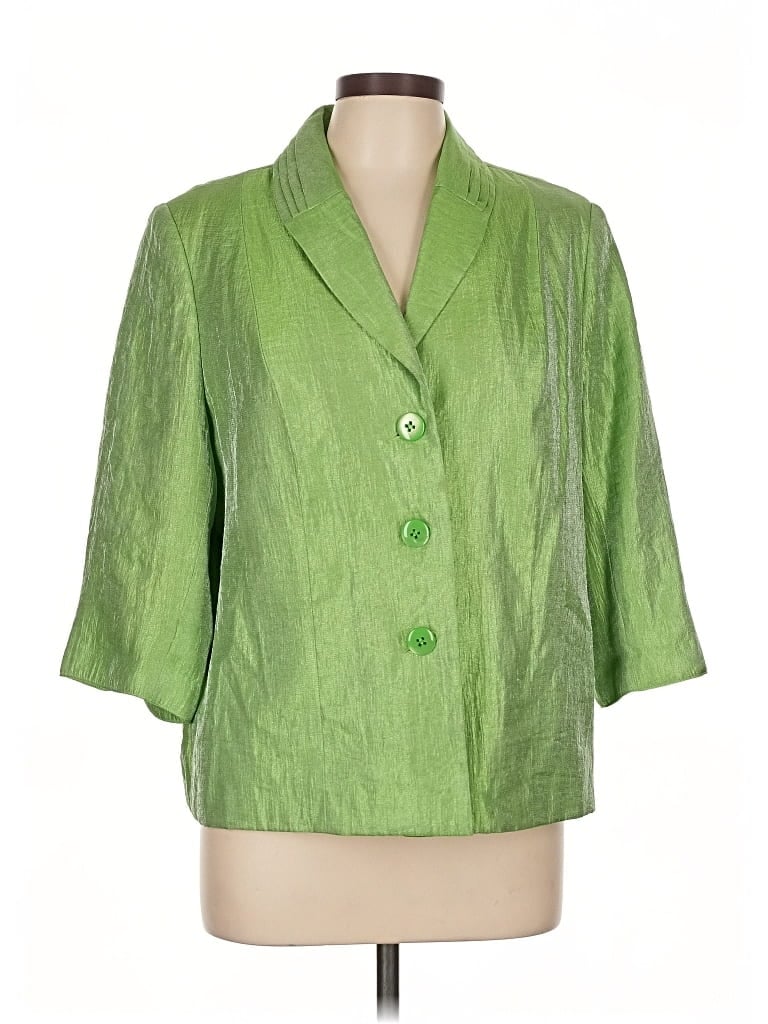 Pre-owned Tanjay Blazer Jacket In Green