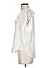 Billy T 100% Lyocell White Short Sleeve Blouse Size XS - photo 5