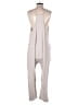 Anrabess Solid Gray Jumpsuit Size S - photo 2