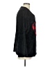 Just Love 100% Polyester Hearts Black Pullover Sweater Size L - photo 4