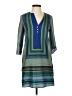 Zara Basic Print Blue Casual Dress Size XS - photo 1