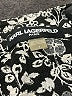 Karl Lagerfeld Paris Print Black Blazer Size 4 - photo 6