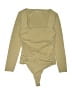 Abercrombie & Fitch 100% Polyester Tan Bodysuit Size L - photo 1