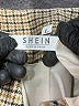 Shein Houndstooth Ivory Blazer Size L - photo 7