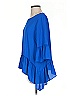 Karen Kane 100% Polyester Solid Blue 3/4 Sleeve Blouse Size S - photo 5
