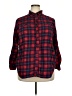 BDG 100% Cotton Plaid Red 3/4 Sleeve Button-Down Shirt Size 2X (estimated) - photo 1