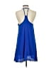 Dee Elly 100% Polyester Solid Blue Cocktail Dress Size S - photo 2