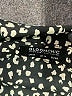 BLOOMCHIC 100% Polyester Animal Print Black 3/4 Sleeve Blouse Size 10 - photo 7