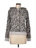Sundry Animal Print Gray Pullover Hoodie Size Lg (3) - photo 1