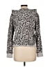 Sundry Animal Print Gray Pullover Hoodie Size Lg (3) - photo 2