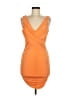 Likely Orange Cocktail Dress Size 6 - photo 1