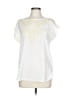 Lucy & Co White Short Sleeve Blouse Size L - photo 1